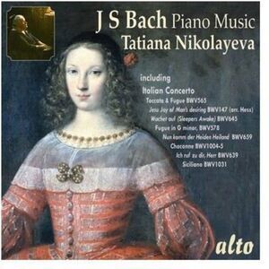 Tatiana Nikolayeva - Tatiana Nikolayeva Plays Bach Piano Music  CD